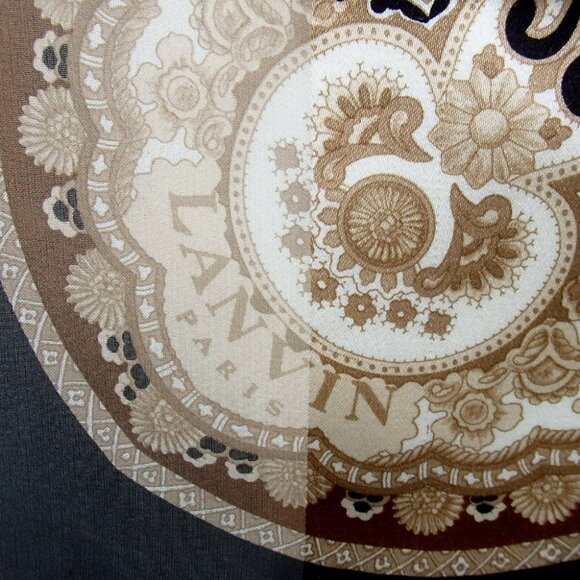 Authentic LANVIN Set of 2 Celine handkerchiefs scarf [Used] - Picture 5 of 8